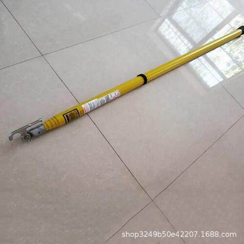 伸缩接绝缘扣棒可令调节玻绝缘操作杆璃钢克棒三角三角管拉管拉闸
