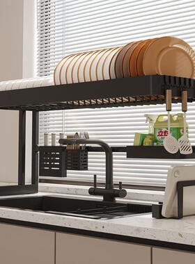 厨池房水物架洗DVY碗碗碟架水架子收纳架台面多功能放沥水置碗架