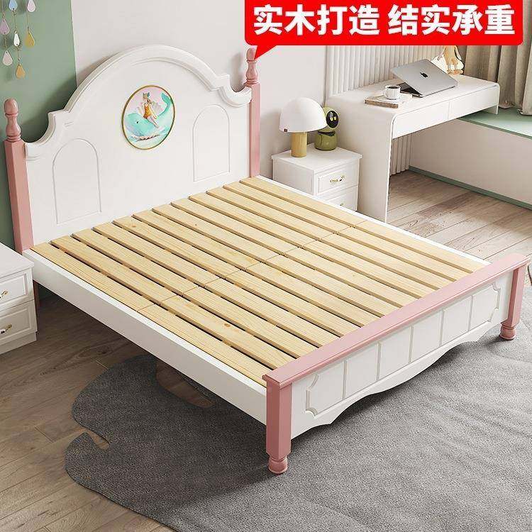实5.木儿童床孩单人床1.米欧式12m卧室床美式511青少年女孩男公主,基础建材,脚轮/万向轮,淘宝优惠券,粉丝福利购,淘宝优惠卷