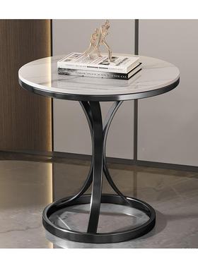 轻阳奢岩板边几小可茶几大理石客厅沙发HUI67981角桌几简约移动台