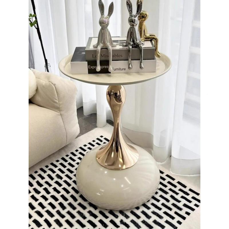 欧式铁艺几小户型家茶用厅沙发边小蛮SDFG4SD9腰法式几卧室床客头