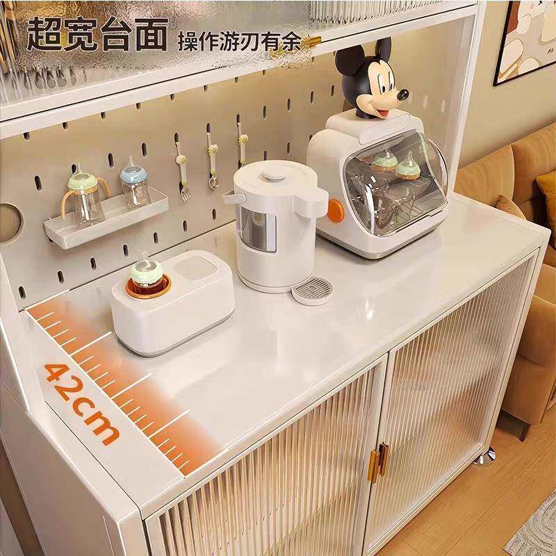 新款婴儿喂养台收纳柜滚大容量收儿物品桌子00102493婴床头纳落地