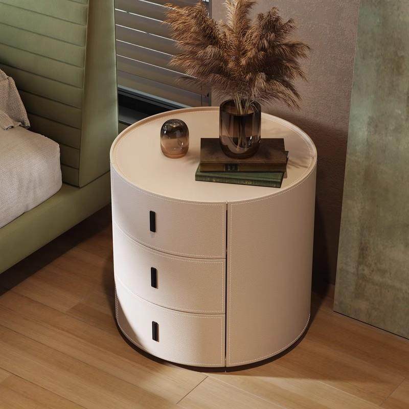 意式极简头柜SJ-D902设圆形马鞍皮储物柜三层抽式计师实屉木收床,玩具/童车/益智/积木/模型,其它,淘宝优惠券,粉丝福利购,淘宝优惠卷