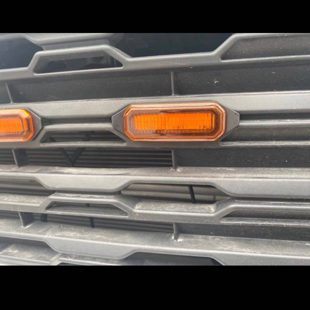 2020款新款rav4中网灯荣放改装前脸格栅led小黄灯装饰日行警示灯