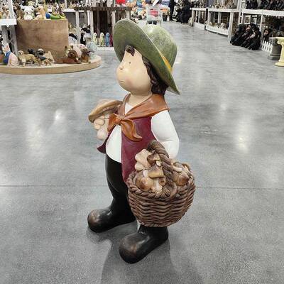 观户外璃玻钢卡通人物情侣雕塑摆件院园林SVK庭花园景装饰树脂工