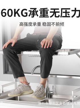 厨水槽置物架多功能碗盘收池纳架家用台面碟房架水碗上碗架LSJ沥