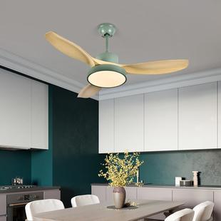 美式 主卧吸顶静音中古风餐厅吊灯 复古风扇灯吊扇灯卧室灯2025新款