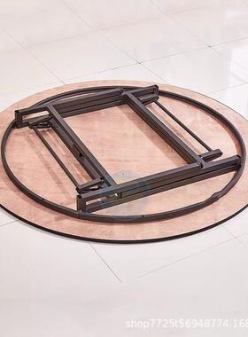 酒店大圆折叠圆桌饭店餐LYV厅10人1餐2人20人VC桌多P层板宴会商用