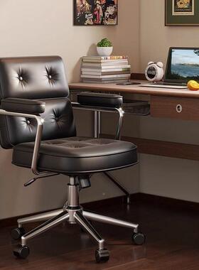 室家用脑FFN椅子椅书房书桌女生卧黑色轻奢转椅舒适久坐升降靠电