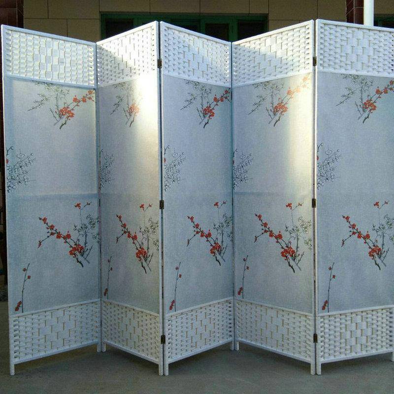 屏风隔断折屏代布艺玄关客办厅简约现移动折叠公推1.8*50屏拉家用