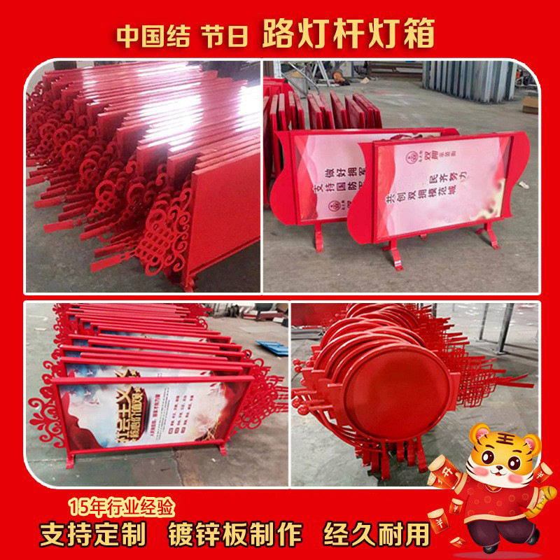 户外广告防水LED发光双面可换画面招牌滚动悬挂式灯箱广告牌灯杆