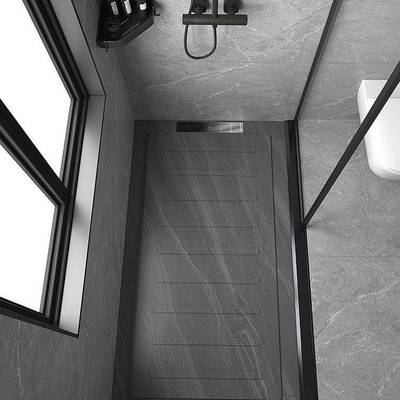 卫生间岩板淋浴板浴室防滑石垫脚石脚踏板下沉式淋浴房地板石