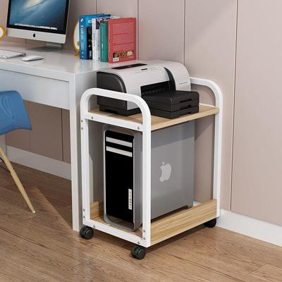 办公室可移动电脑主机托架打印机置物架台式机架多层机箱托架落地