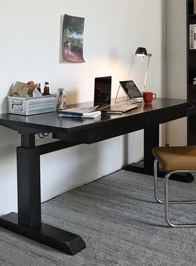 AL315西多HOM降E全实木智能电动升书9桌橡木家用习办公学工作台电