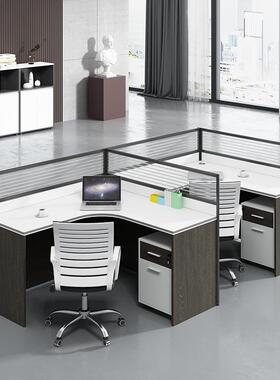 现代约板式9236职屏风办隔断公桌电脑办员工桌椅组简合多种款式现货