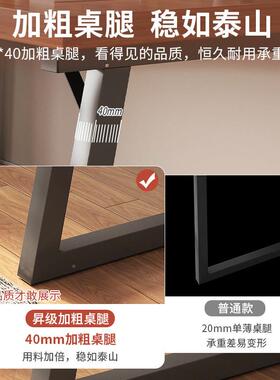 电脑家桌用台式办公桌简约学习子桌现代卧室学写字生85610桌双人长条桌