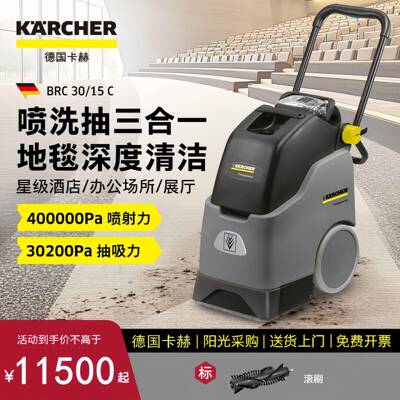 德国BRC0/15手推式地毯清洗机喷抽吸干机一体机商用酒店凯驰
