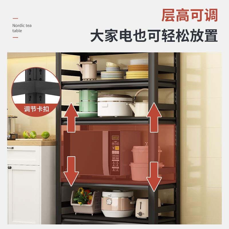 钢制架家用置物架纳多层HHQ落地仓库阳货铁艺收储物架子杂物间超