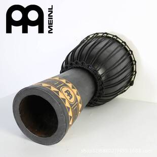 MEINL12寸非洲鼓麦尔成人初学10寸手鼓丽江HDJ手工雕刻整木掏空