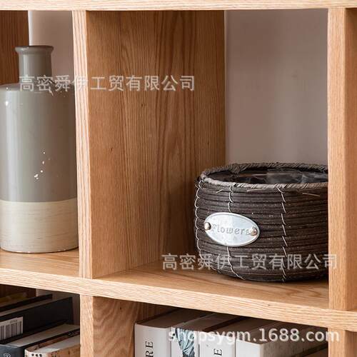 橡木书架sysj-010落子地实木格柜物日式书柜断置架简约客隔厅展示收纳柜