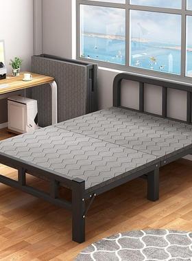 折易叠床人床家用简办公室人陪护单午休SUY午睡木板床出租房屋成