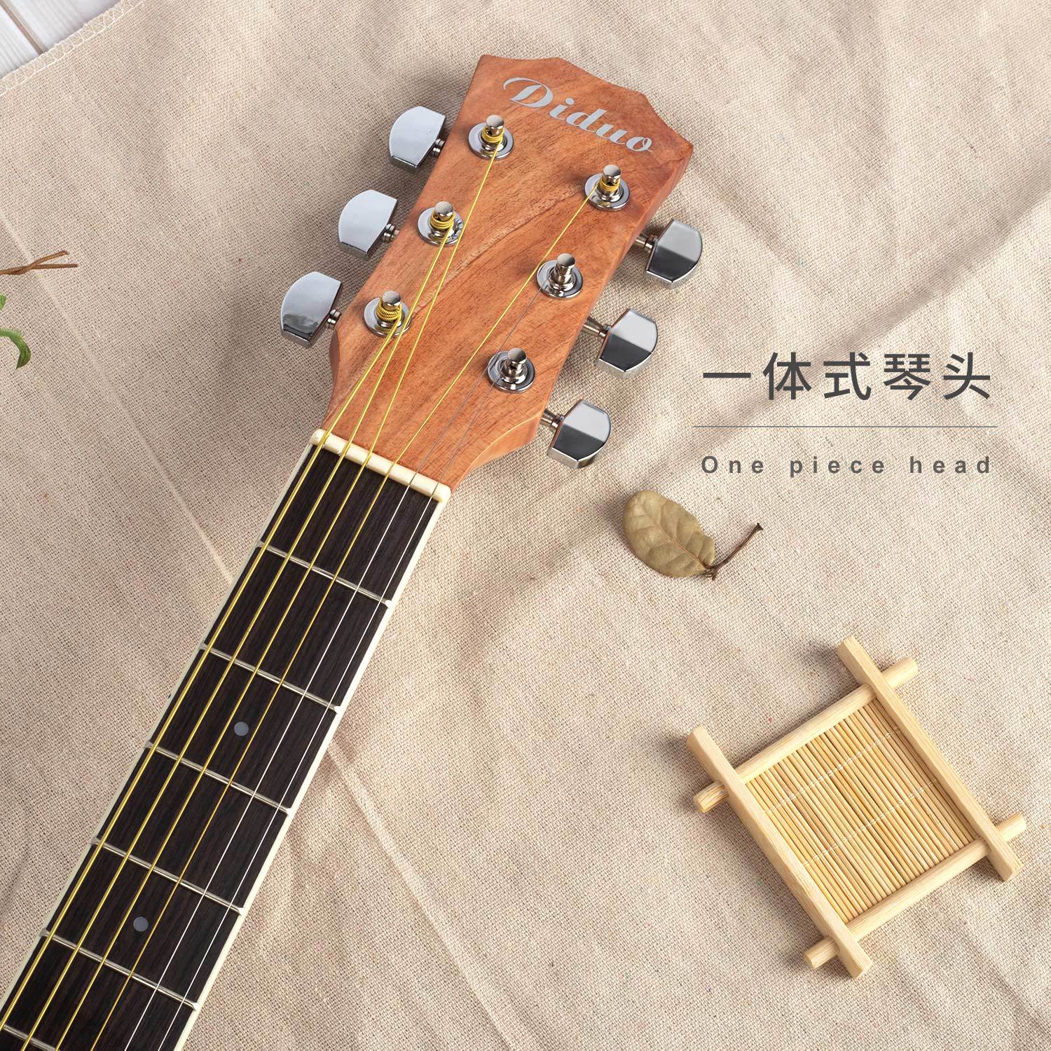 超薄桶旅行民谣吉他40寸guitar新手女生自学入门木吉他jita厂家