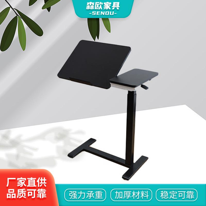 可移动生升降床边桌卧室家书式桌学769写字电脑桌站用立工作台书