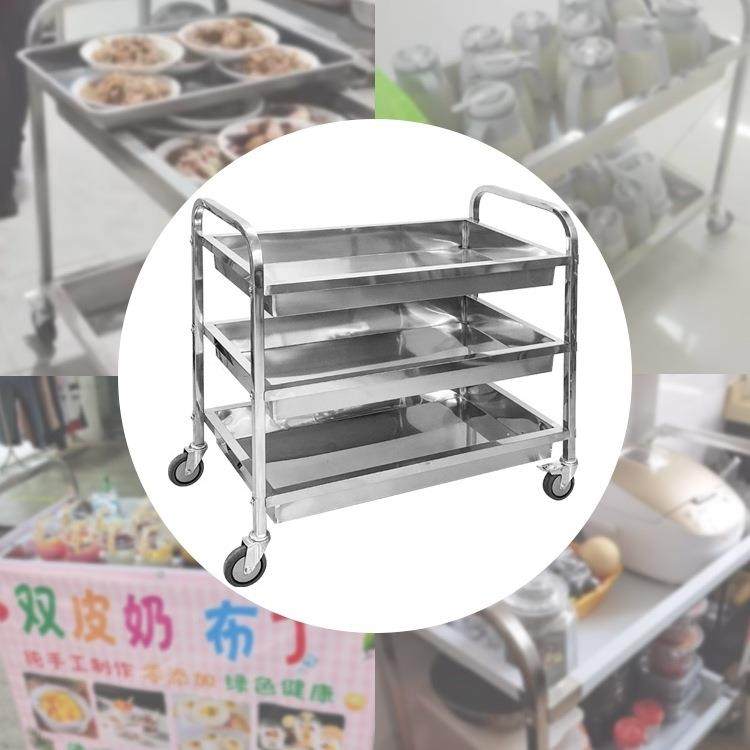 304不酒锈加厚厅收碗车收餐车商钢餐用饭店传菜餐车移动985店小推,基础建材,脚轮/万向轮,淘宝优惠券,粉丝福利购,淘宝优惠卷