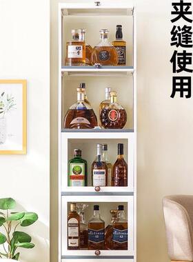 酒柜代展示边柜现简约2242BSTM餐柜网红小酒架欧式靠墙客厅实物木置架家用