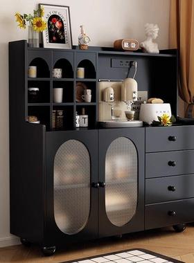 餐边柜厨房橱柜欧式客厅茶储水柜靠墙餐厅GEE璃玻柜物收纳子橱柜工厂