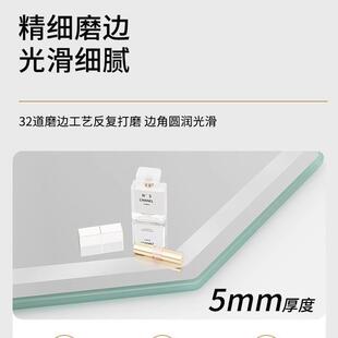 梳妆台梳镜子化妆镜带灯孔妆镜壁挂免打卧上299墙智能发光室菱形