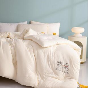 A类母j-j李官婴级李奇大豆被纤维被子母被官二暖合一加厚冬春秋被