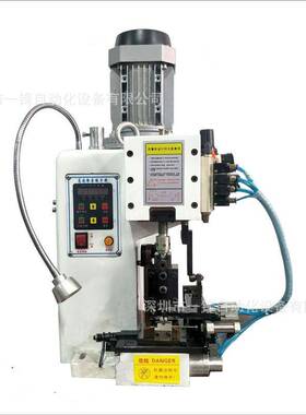 4.2圆环端子连剥带打机 直送端子自动剥打机气动打端机铆压端子机