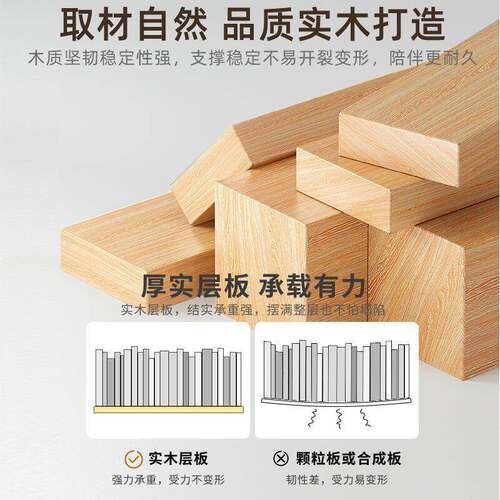 新131品实木飘窗纳收柜夹转角置物架落地架防尘储物书立柜子家用