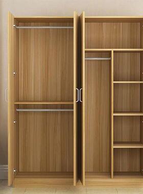 衣柜BUI储室收现代简物约简易实木质出租房用小柜子纳家用卧衣橱