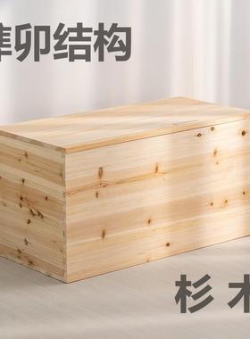 榻FXK米木箱拼箱床拼接床箱体榻组窗合收纳凳子储物凳实木子飘柜