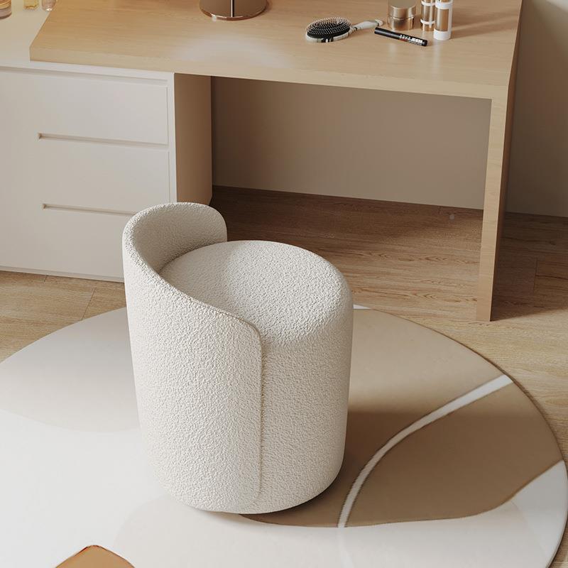 奶油风椅化妆凳创意桌简约可旋家转梳梳妆凳—妆凳轻奢用卧室梳妆