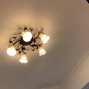 美式乡村吸顶厅灯小鸟灯复客古园578灯厅餐田民宿服装店创意个性