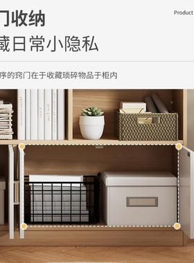 简层易书架置物纳架落地SBU家用客厅办公收架储物室柜现代多靠墙