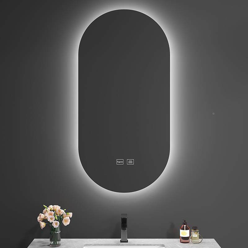 智能浴室镜挂墙式卫生镜带灯led396妆家用洗间镜手台防雾梳厕所镜