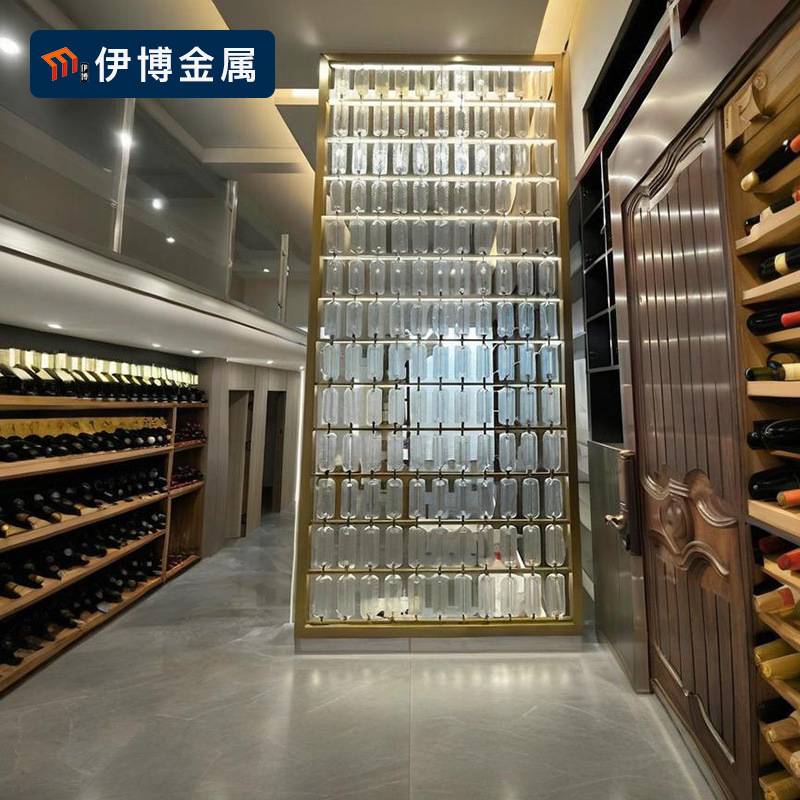 304不锈钢屏风格栅镂空雕花格高档餐厅酒店大堂玻璃隔断遮挡装饰