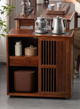 胡桃茶桌椅合实木功组夫用大板桌泡茶台一体家木新中式办GF-JBCZ