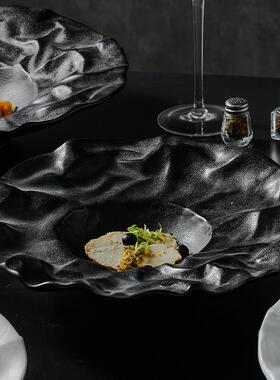 菜创意草帽盘陶瓷FQF拉盘用家西式沙碗西餐浓汤盘意面盘子