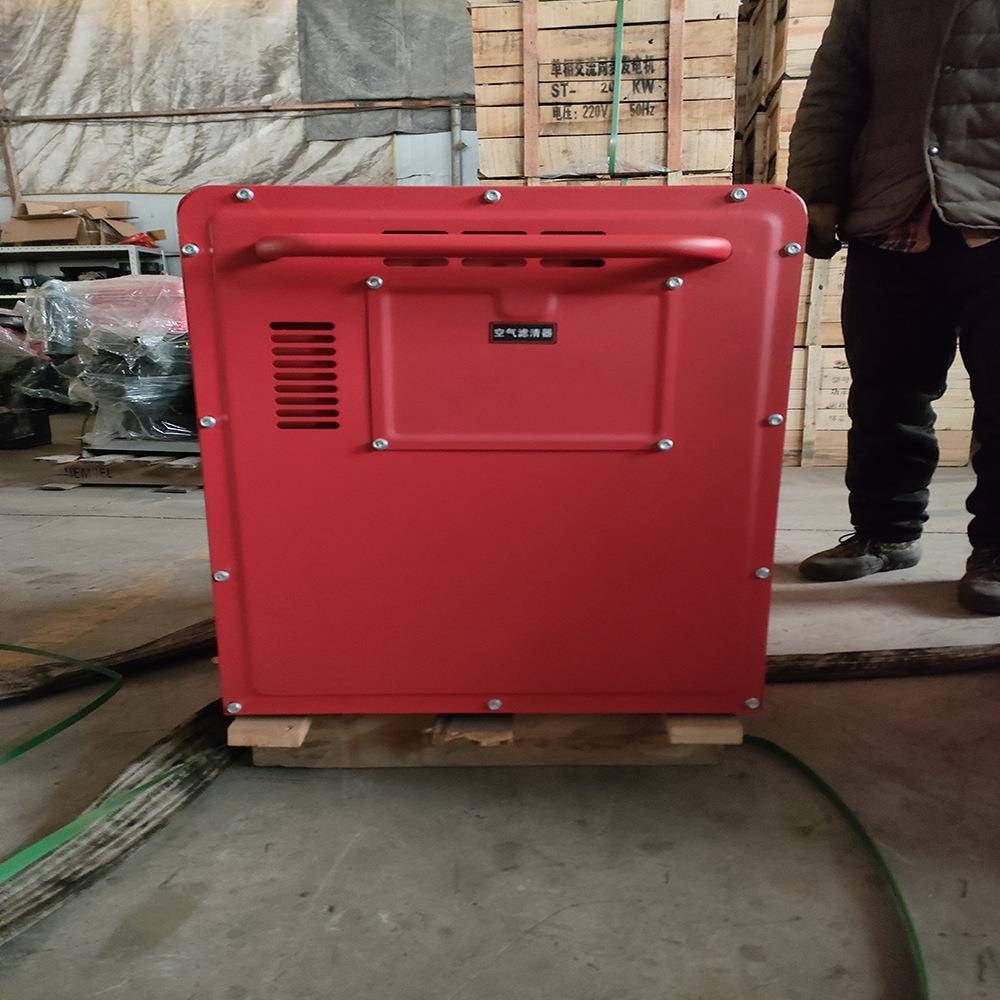 便携8kW柴油机电启动三项220V电应急柴式油发发电机组HZ-8GF小发