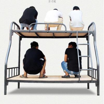 二层床成人子母床上铁下铁铺双层铁艺宿舍上下见详情铺双层铁卧室