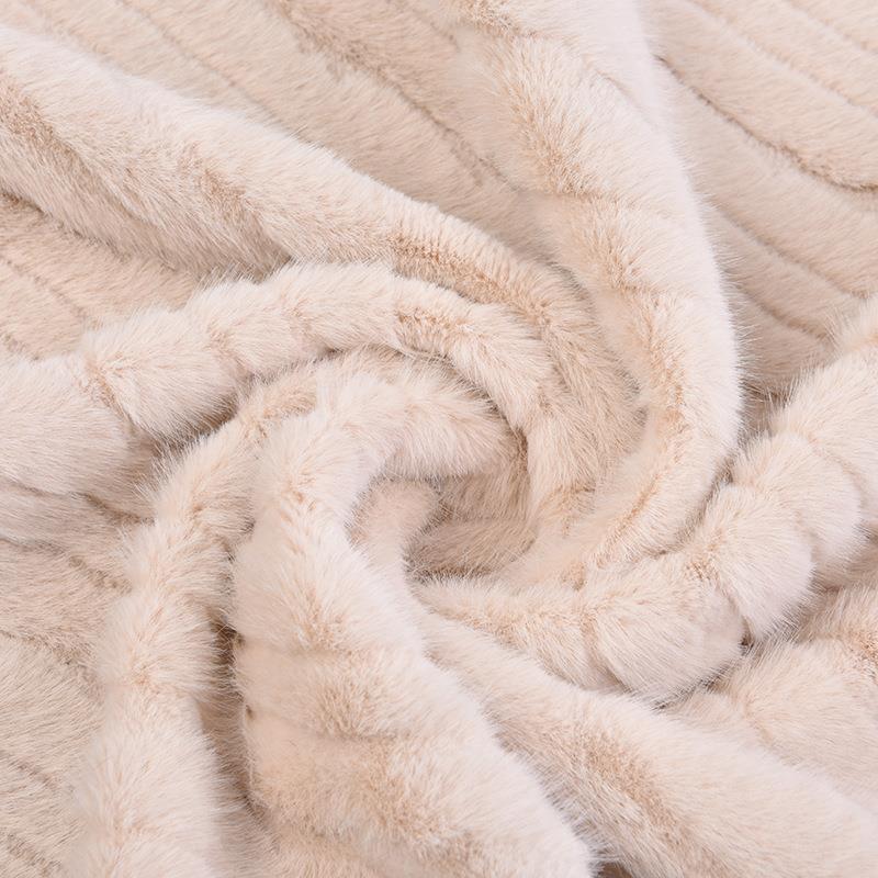 厂家树皮秋纹貂面绒料QIH仿水貂绒布冬服装玩具服装大衣布抱枕料