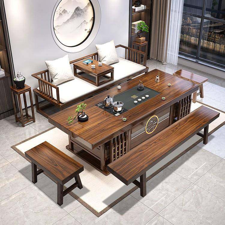 新室中式板茶桌凌云罗汉组椅合一桌五椅办公家用罗汉床茶几茶台茶大具套餐,影音电器,DIY配件,淘宝优惠券,粉丝福利购,淘宝优惠卷