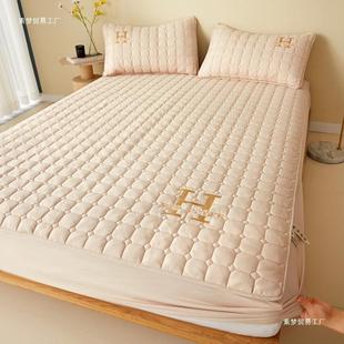 M9b加厚笠新单件防滑席2梦思床垫保护套全包床罩床 025款 夹棉ST
