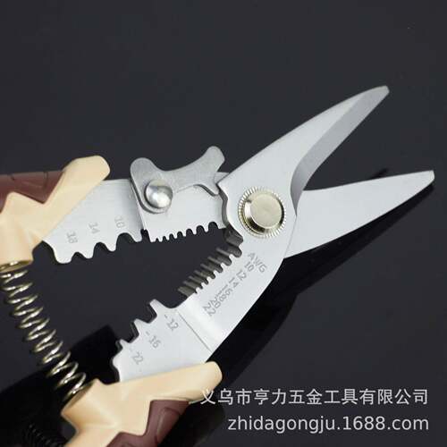 便家携用功能电工钳套293装坚固耐用防滑电工剥线压线多剪线工具