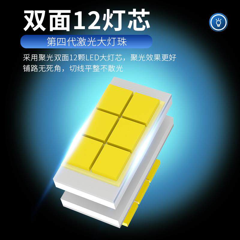 大功率铜管汽三车V95大灯h7近灯泡远近光一体超亮h511强光900车灯